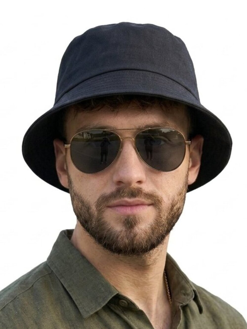 Bucket Hat 100% Cotton Boonie Brim Visor Safari Fishing Camping Sun Caps Unisex